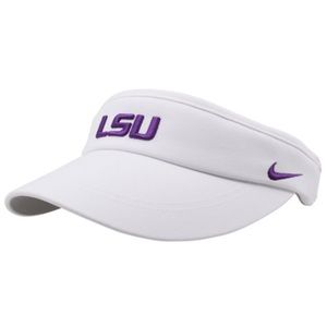 NWT LSU Sideline Adjustable Visor- Nike Dri-Fit